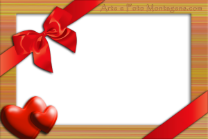 Moldura Amor - Caixa de Presente Caixa presente, corações, laço.