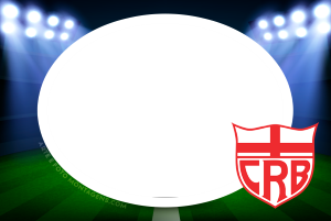 Moldura Times - CRB Escudo time CRB, vermelho e branco.