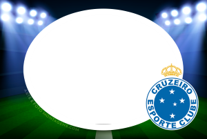 Moldura Times - Cruzeiro Escudo time Cruzeiro, estrelas, azul e branco.