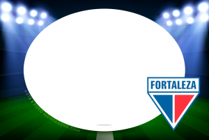 Moldura Times - Fortaleza Escudo time Fortaleza, Leão, azul, vermelho e branco.