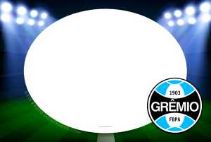 Moldura Times - Grêmio Escudo time Grêmio, azul, preto e branco.