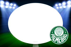 Moldura Times - Palmeiras Escudo time Palmeiras, verde e branco.