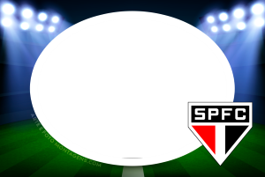 Moldura Times - São Paulo Escudo time São Paulo, vermelho, preto e branco.