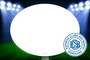 Moldura Times - São Bento Escudo time São Bento, azul e branco.