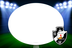 Moldura Times - Vasco da Gama Escudo time Vasco da Gama, Cruz de Malta, preto e branco.