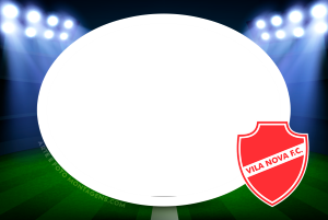 Moldura Times - Vila Nova GO Escudo time Vila Nova GO, Tigre, vermelho e branco.