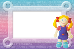 Moldura Infantil - Boneca de Pano Boneca de pano.